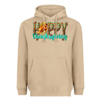Mushroom Happy Thanksgiving with Turkey Heavyweight Hoodie - texasbilliewilder