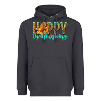 Smoke Happy Thanksgiving with Turkey Heavyweight Hoodie - texasbilliewilder