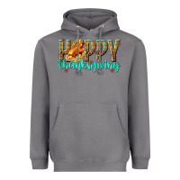 Storm Happy Thanksgiving with Turkey Heavyweight Hoodie - texasbilliewilder