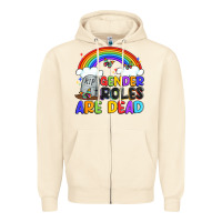 Sandshell gender roles are dead Zipper Hoodie - Artiststas