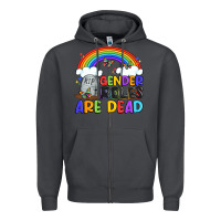 Smoke gender roles are dead Zipper Hoodie - Artiststas