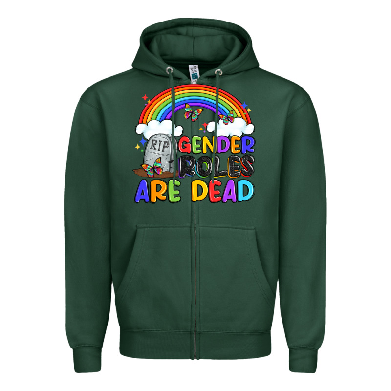 Gender Roles Are Dead Zipper Hoodie by Artiststas | Teevron