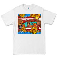 White american flag firefighter wife Premium Tee - HRA Design Shop