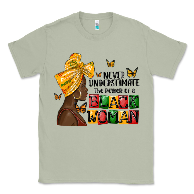 Never Understimate The Power Of A Black Woman Classic Tee by MaliasSmallBusiness | Teevron