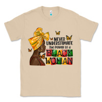 Mushroom never understimate the power of a black woman Classic Tee - MaliasSmallBusiness