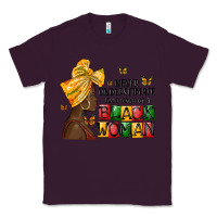 Plum never understimate the power of a black woman Classic Tee - MaliasSmallBusiness