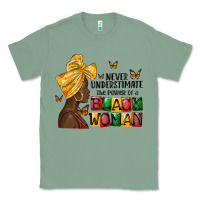 Sage never understimate the power of a black woman Classic Tee - MaliasSmallBusiness