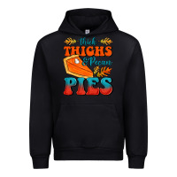 Black Thick Thighs&Pecan Pies Urban Hoodie - FaDigitalArtStudio