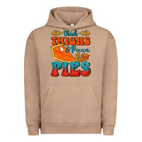 Pigment Burro Thick Thighs&Pecan Pies Urban Hoodie - FaDigitalArtStudio