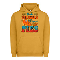 Pigment Peanut Butter Thick Thighs&Pecan Pies Urban Hoodie - FaDigitalArtStudio