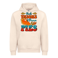 Sandshell Thick Thighs&Pecan Pies Urban Hoodie - FaDigitalArtStudio