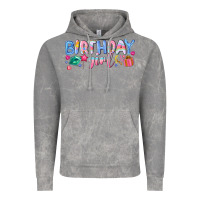 Cloud Rock birthday girl Vintage Hoodie - NancyCooperArtShop