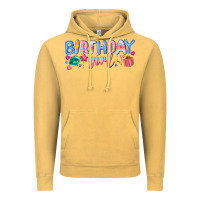 Vintage Mustard birthday girl Vintage Hoodie - NancyCooperArtShop