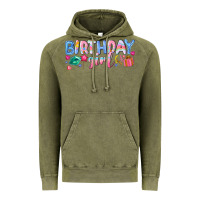 Vintage Olive birthday girl Vintage Hoodie - NancyCooperArtShop