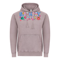 Vintage Zinc birthday girl Vintage Hoodie - NancyCooperArtShop