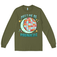 Army Green meet me at midnight Long Sleeve Tee - MaliasSmallBusiness