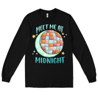 Black meet me at midnight Long Sleeve Tee - MaliasSmallBusiness