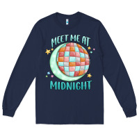 Navy meet me at midnight Long Sleeve Tee - MaliasSmallBusiness