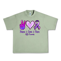 Oil Green Peace Love Cure All Cancers Urban Heavy Tee - Jasminsmagicworld