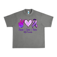 Tornado Peace Love Cure All Cancers Urban Heavy Tee - Jasminsmagicworld