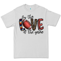 Dove Grey for the love of the game football Premium Tee - CowhideDigitalArt