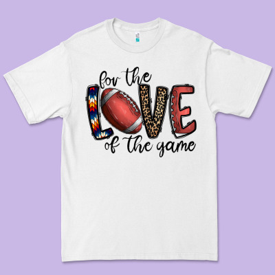 For The Love Of The Game Football Premium Tee Designed By Cowhidedigitalart