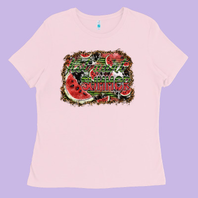 Hot Aunt Summer Ladies Tee Designed By Sublimationcraftshop