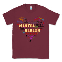 Burgundy mental health matters Classic Tee - JahusDesignShop