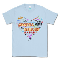 Dusty Blue mental health matters Classic Tee - JahusDesignShop