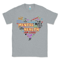 Heather Grey mental health matters Classic Tee - JahusDesignShop