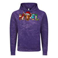 Cloud Purple noel long haired shaggy cow Vintage Hoodie - Jasminsmagicworld