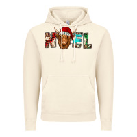 Vintage Artic noel long haired shaggy cow Vintage Hoodie - Jasminsmagicworld