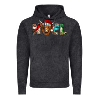 Vintage Black noel long haired shaggy cow Vintage Hoodie - Jasminsmagicworld