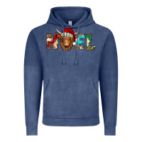 Vintage Denim noel long haired shaggy cow Vintage Hoodie - Jasminsmagicworld