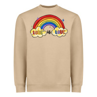 Mushroom love is love lgbtq Heavyweight Sweatshirt - MaliasSmallBusiness