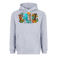 Heather Grey Fall Vibes Heavyweight Hoodie - texasbilliewilder