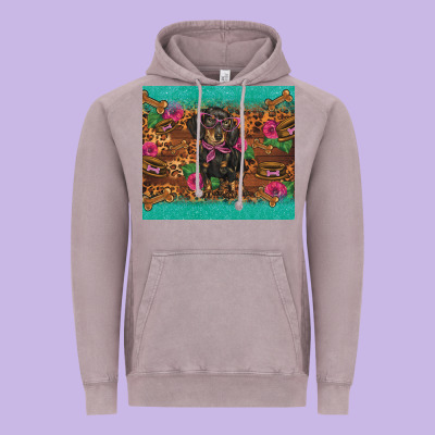 Dachshund Vintage Hoodie Designed By Barkaloodesign