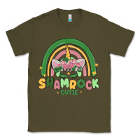 Army Green shamrock cutie Classic Tee - MaliasSmallBusiness