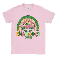 Bubblegum Pink shamrock cutie Classic Tee - MaliasSmallBusiness