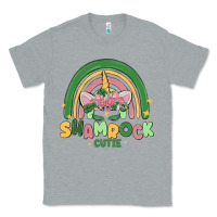 Heather Grey shamrock cutie Classic Tee - MaliasSmallBusiness