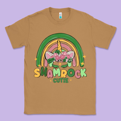 Shamrock Cutie Classic Tee Designed By Maliassmallbusiness