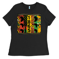 Black juneteenth 1865 tumbler Ladies Tee - HRA Design Shop