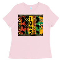 Bubblegum Pink juneteenth 1865 tumbler Ladies Tee - HRA Design Shop