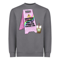 Storm caution i haven't had my coffee yet Heavyweight Sweatshirt - MaliasSmallBusiness