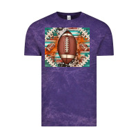 Cloud Purple american football serape glittertumbler Vintage Tee - Jasminsmagicworld