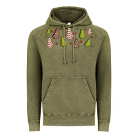 Vintage Olive Christmas cakes Vintage Hoodie - Jasminsmagicworld