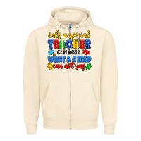 Sandshell only a special teacher can hear what a child can n Zipper Hoodie - Artiststas