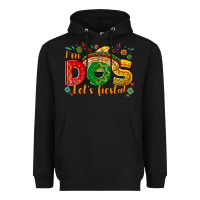 Black I'm dos let's Fiesta Heavyweight Hoodie - NancyCooperArtShop