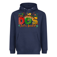 Navy I'm dos let's Fiesta Heavyweight Hoodie - NancyCooperArtShop