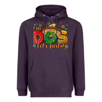 Plum I'm dos let's Fiesta Heavyweight Hoodie - NancyCooperArtShop